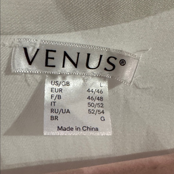 Elegant White midi shirt dress Venus large - Picture 7 of 7